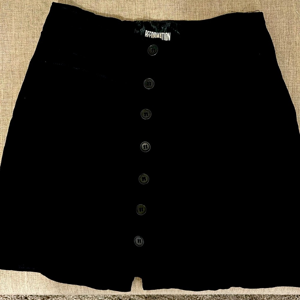 Reformation Linen Skirt